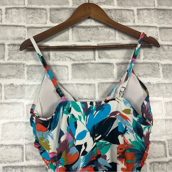 Magic Suit Colorful Slimming One Piece Swim Suit Tropical Hawaiian Printed 14 - Picture 3 of 7